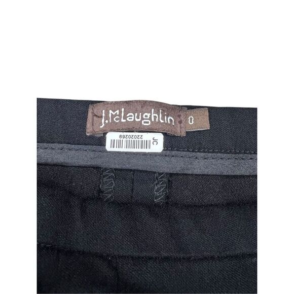 J. McLaughlin Women’s 0 Sydney Bi-Stretch Ankle Dress Pants Black - Picture 4 of 8